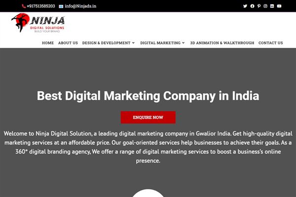 Ninja Digital Solutions - Digital Marketing Company, Agency And Website Designing Company In Gwalior
